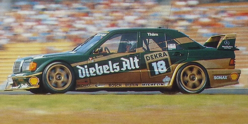 Mercedes Benz 190 Evo 2 1992 DTM Team Zakspeed Kurt THIIM 1:18 Mercedes Benz 190 Evo 2 1992 DTM Team Zakspeed Kurt THIIM 1:18